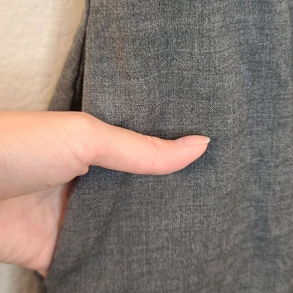 Lorick Women Dress Size 8 Gray Wool Sheath Sleeveless Pockets Casual Work Office - Picture 10 of 12